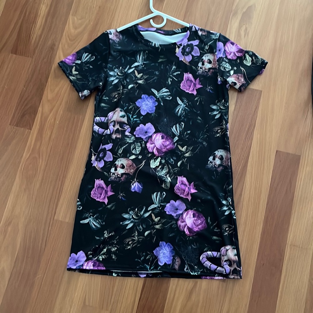 RARE BlackMilk Garden of the Dead Tee Dress - S